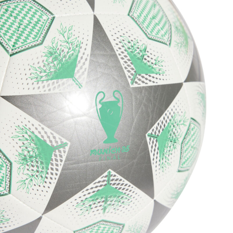 PIŁKA NOŻNA ADIDAS UCL Club 24/25 Knockout Stages biało-zielono-szara JH1283 - obrazek 2