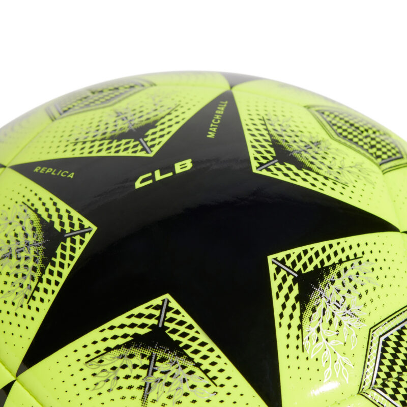 PIŁKA NOŻNA ADIDAS UCL CLUB 24/25 Knockout Stages żółto-czarna JH1282 - obrazek 4