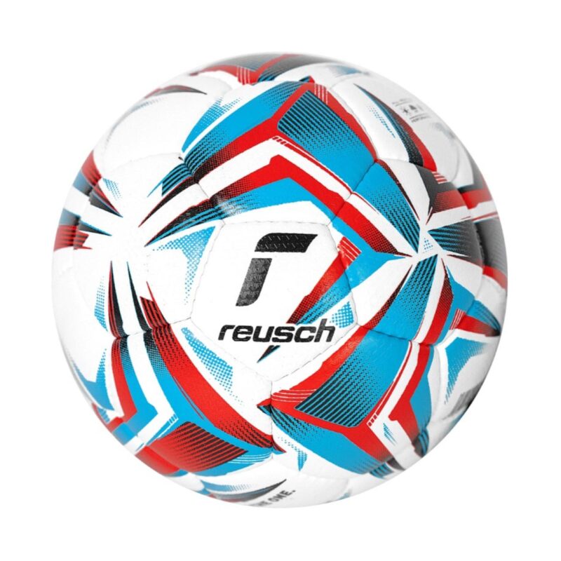 PIŁKA NOŻNA REUSCH FOOTBALL ATTRAKT INFINITY biało-niebiesko-czerwona 5554002 1617
