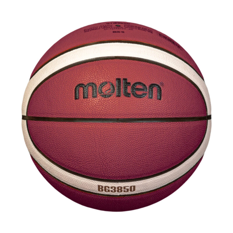 PIŁKA KOSZYKOWA MOLTEN brązowa B6G3850 FIBA - obrazek 2