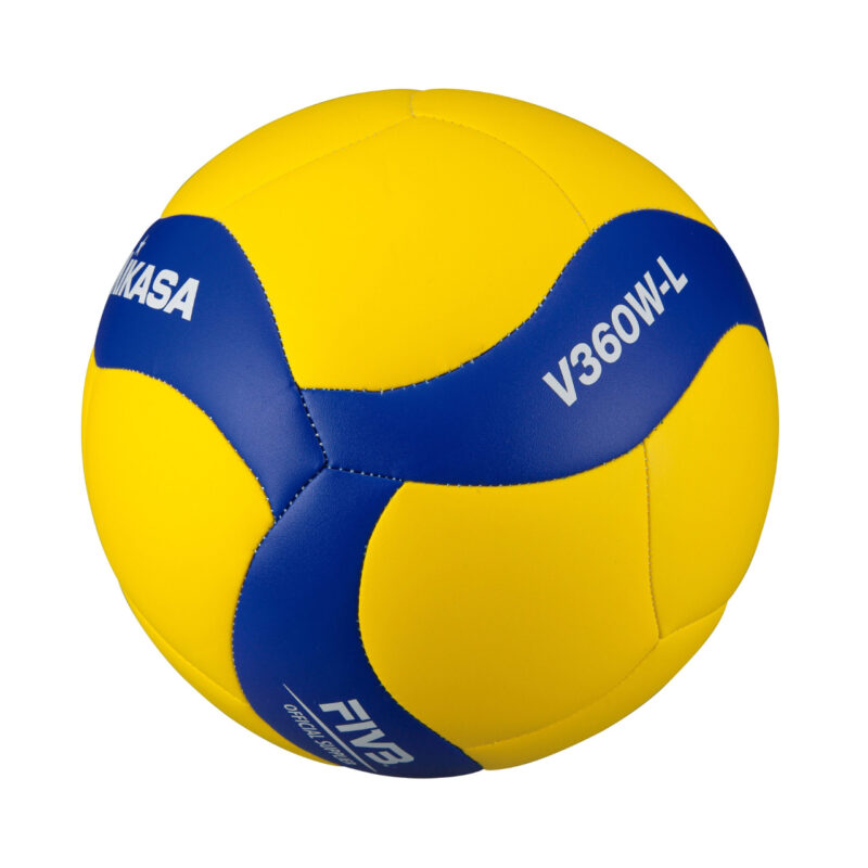 PIŁKA SIATKOWA MIKASA żółto-niebieska V360W-L - obrazek 2